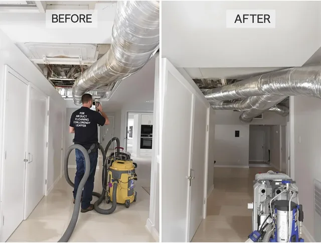 Hopkinton Air Duct Cleaning professional performing thorough air duct cleaning in Hopkinton
